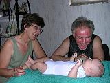 Avec cousin Loic et mes grands parents (19 Juillet 2006)